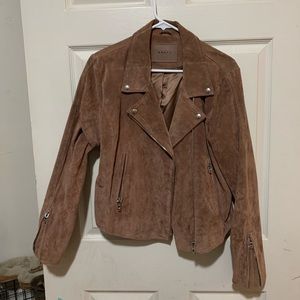 BLANKNYC Tan Suede Moro Jacket